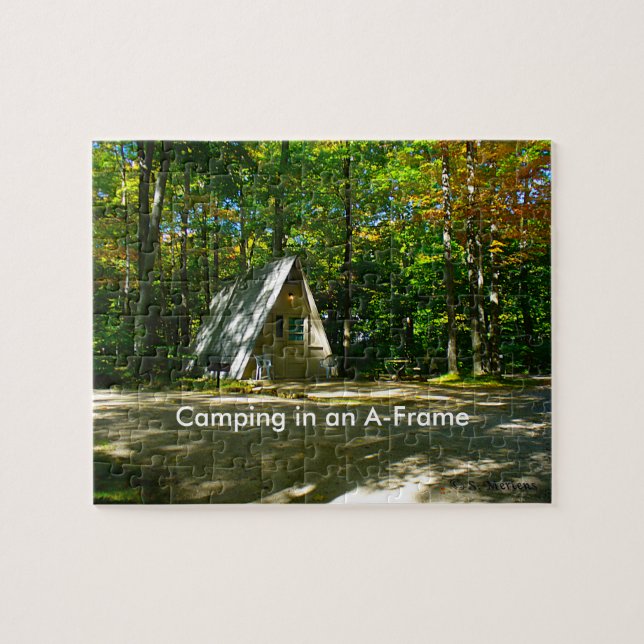 Wilderness-A-Frame-Camping am Campground (Horizontal)