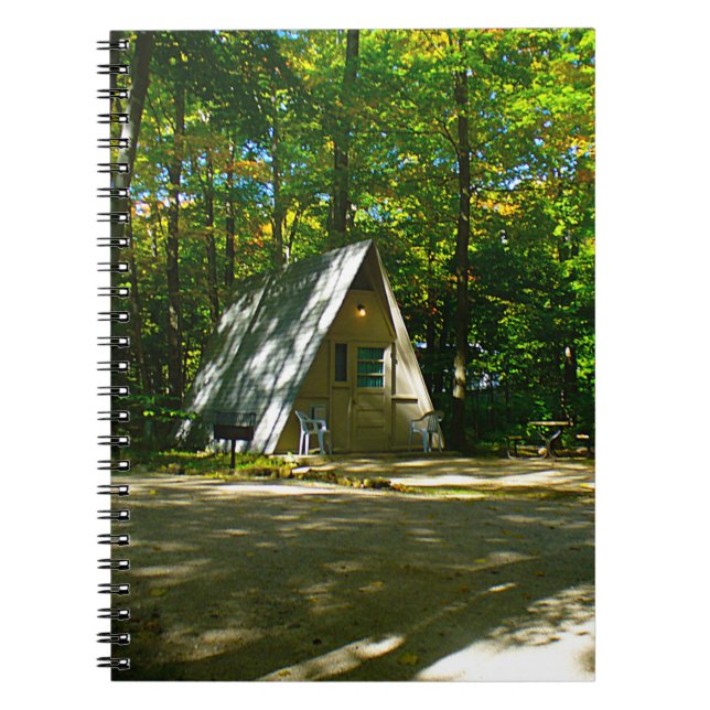 Wilderness-A-Frame-Camping am Campground Notizblock (Vorderseite)