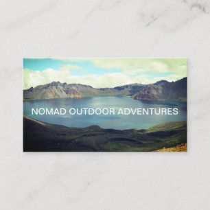Wilderness Adventure Trip Guide Business Cards Visitenkarte