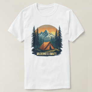 Wilderness Await T-Shirt Aventure