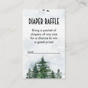 Wilderness Baby Duwer Windelwanne Beilage Visitenkarte