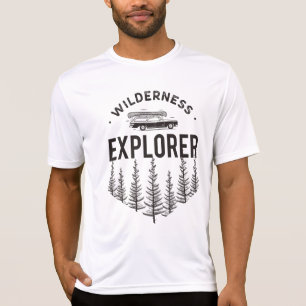 Wilderness Explorer Kombi Kanu Bäume T-Shirt