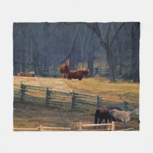 Wilderness Horse Ranch Fleecedecke