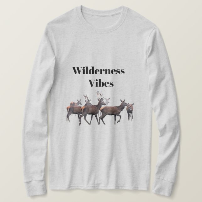 Wilderness Vibes Long Sleeves Top (Design vorne)