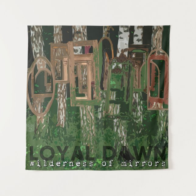 Wilderness von Mirrors Album Cover Wandteppich (Vorderseite)