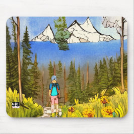 Wilderness Wandern Mousepad
