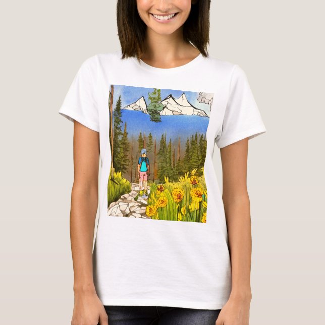 Wilderness Wandern T-Shirt (Vorderseite)