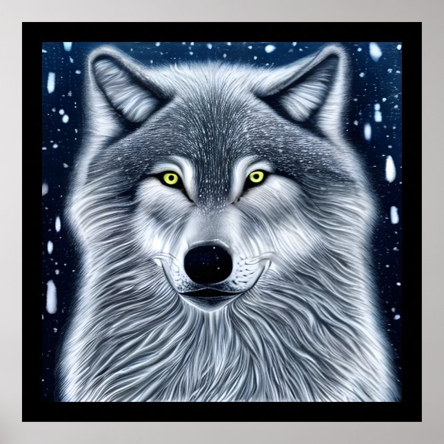 Wilderness Wild Wolf Poster (Vorne)