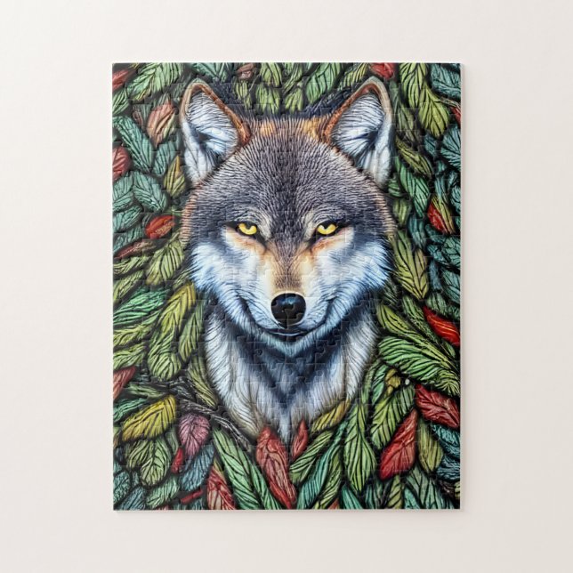 Wilderness Woodland Predator Wolf (Vertikal)