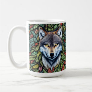 Wilderness Woodland Predator Wolf Kaffeetasse