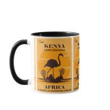 Wildes Abenteuer: Kenya Africa Travel Poster