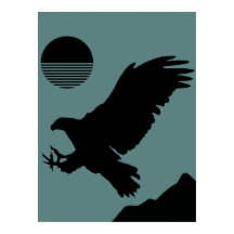 Wildes Design Eagle Poster