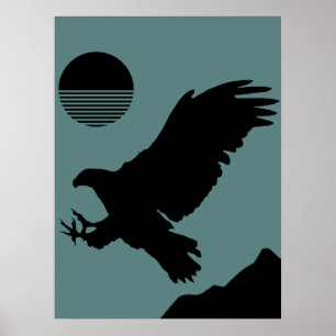 Wildes Design Eagle Poster