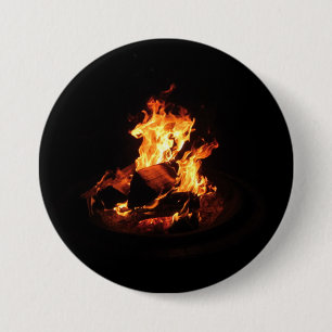 Wildes Feuer Button