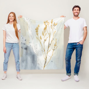 Wildes Gras Fleecedecke