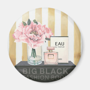 Wildes großes Mode-Buch Apples   - gestreift Magnet