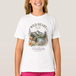Wildes Herz Weite Orte Bärenberg Wildblume T-Shirt