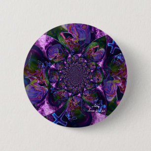 Wildes Kaleidoskop Saturn Button