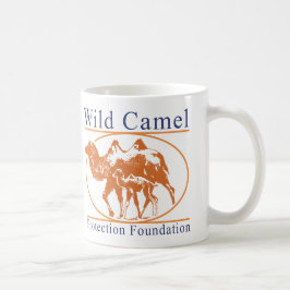 Wildes Kamel-Schutz-Grundlagen-Logo Kaffeetasse