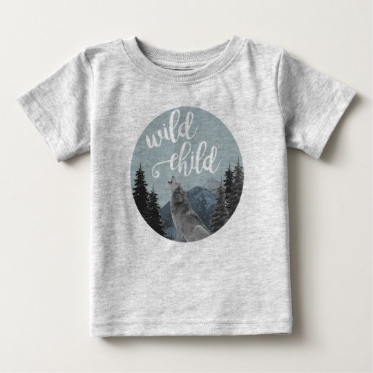 Wildes Kinderbaby T Baby T-shirt