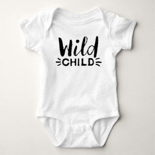 Wildes KinderSäuglings-Shirt Baby Strampler