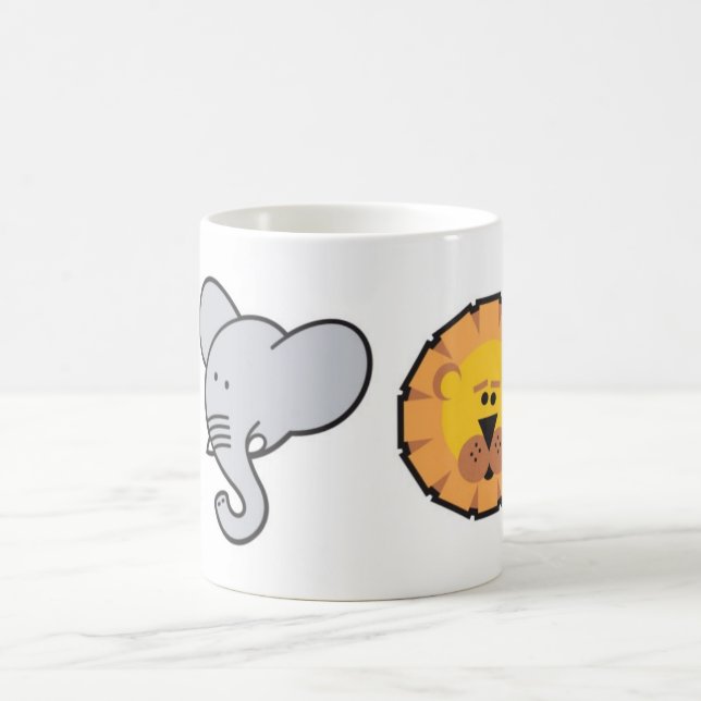 Wildes Leben Kaffeetasse (Mittel)