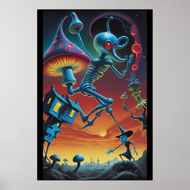 Wildes Leben - Ken Gage Art Poster (Vorne)