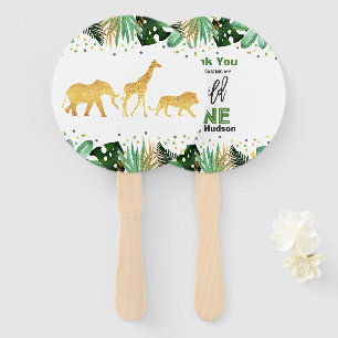 Wildes Party-Handfan-Dschungel-Tier-Gastgeschenk Fächer