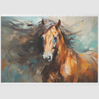 Wildes Pferd 3 Decoupage Paper Seidenpapier