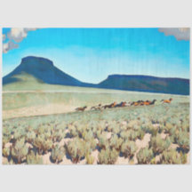 "Wildes Pferd Land" von Maynard Dixon
