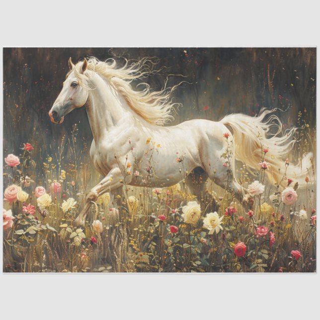 Wildes Pferd Seidenpapier (Vorderseite)