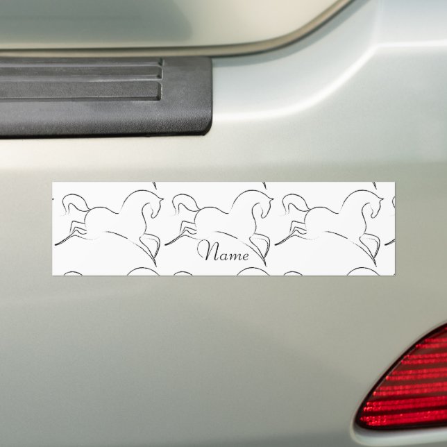 Wildes Pferd Thunder_Cove Autoaufkleber (Auf Auto)