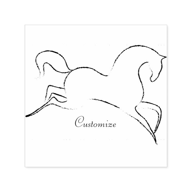 Wildes Pferd Thunder_Cove Permastempel (Design)