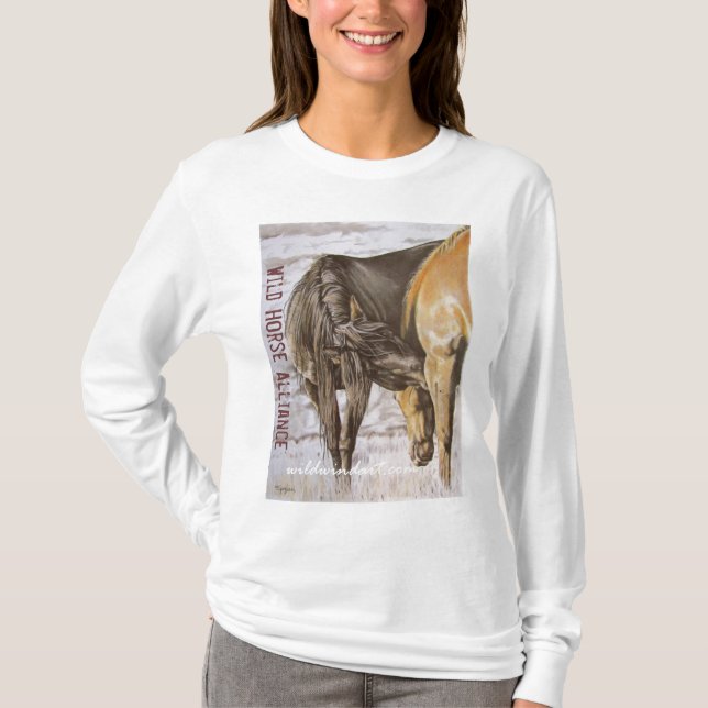 Wildes PferdeAllianceHoodie "Bruder verpfändet " T-Shirt (Vorderseite)