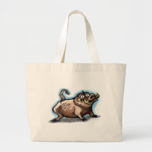 Wildes Schwein Jumbo Stoffbeutel