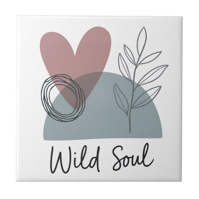Wildes Soul Fliese (Vorderseite)