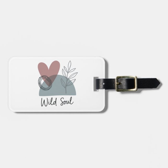 Wildes Soul Gepäckanhänger (Vorderseite horizontal)