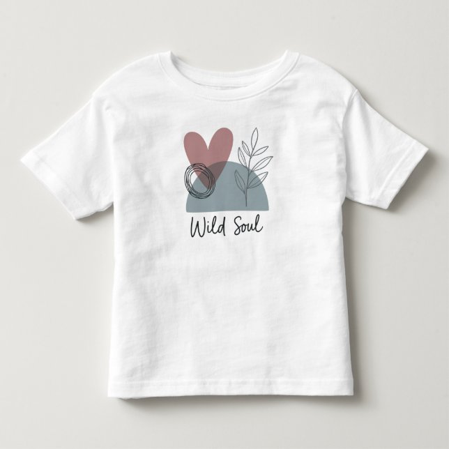 Wildes Soul Kleinkind T-shirt (Vorderseite)