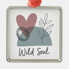 Wildes Soul Ornament Aus Metall