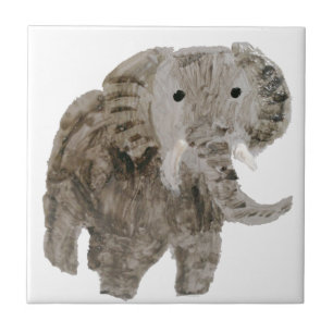 Wildes Tier-Elefant-Kunst Fliese