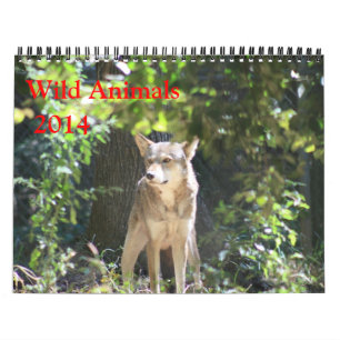 Wildes Tier-Kalender Kalender