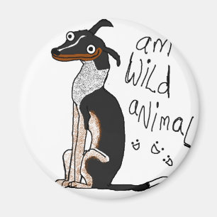 Wildes Tier morgens Magnet