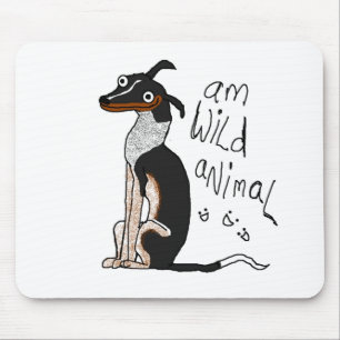 Wildes Tier morgens Mousepad