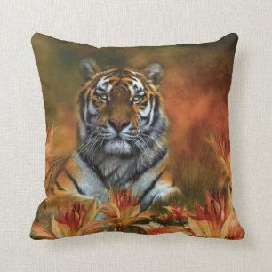 Wildes Tiger-Kunst-Designer-Kissen Kissen