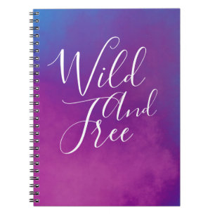 Wildes und freies Notizbuch Notizblock