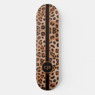 Wildes und mutiges Leopard-Muster-Skateboard Skateboard