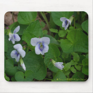 Wildes violettes Mousepad