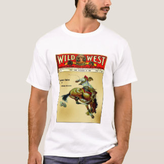 Wildes wöchentliches Bronc-Reiter-Cowboy-WestShirt T-Shirt