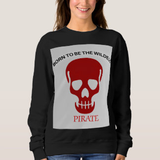 Wildeste Piratenschädel-Kunst Sweatshirt