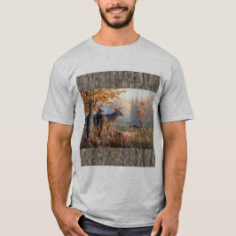Wildfamilie auf dem Feld T-Shirt